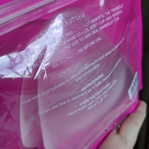 Heidi Klum Intimates Solutions Triangle Insert Pad Bikini Support - Picture 5 of 5